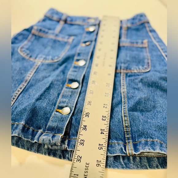 NEW Back To School Mini Denim Skirt Size 4 / X SMALL - Picture 12 of 16